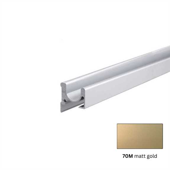 Syma16 Profile Handle - Matte Gold Anod. - 105 1/8"