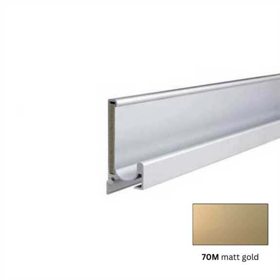 Syma50 Customizable Profile Handle - Matte Gold Anod.- 105 1/8"