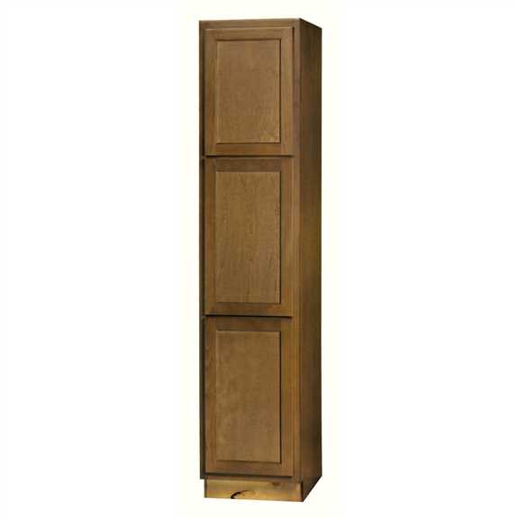 18BRB Warmwood Broom Cabinet