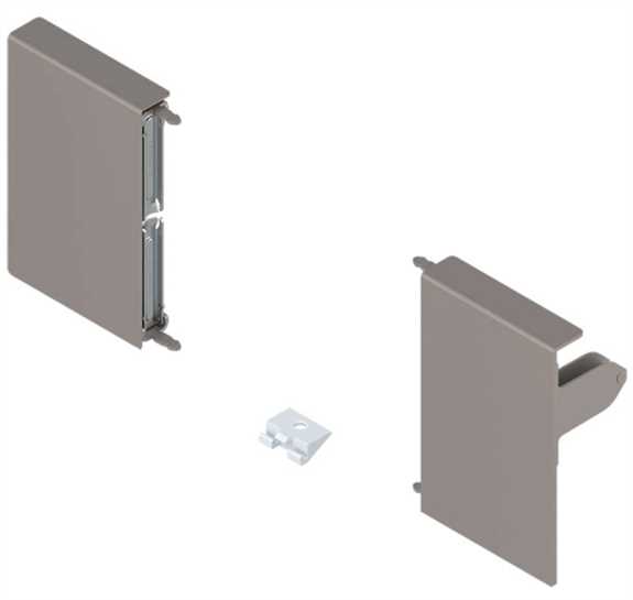 ZIF.80M0 Intivo Front Fixings Bracket Black