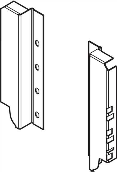 Z30C000S.04 Antaro/Intivo Silk White Back Fittings