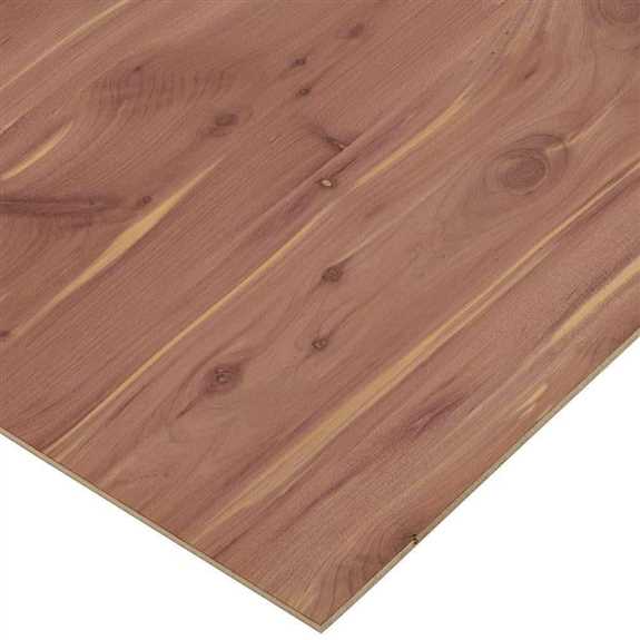 3mm x 4' x 8' A4 PS Aromatic Cedar VC Import