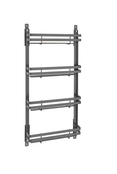 14" ORION GRAY SPICE RACK