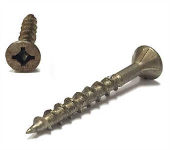 8 x 2-1/2 Flat Recex Woodmaster Screw 250/Jar