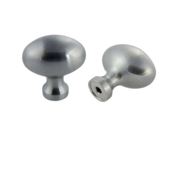 K-83990.SN Football Knob 1-1/4" Satin Nickel