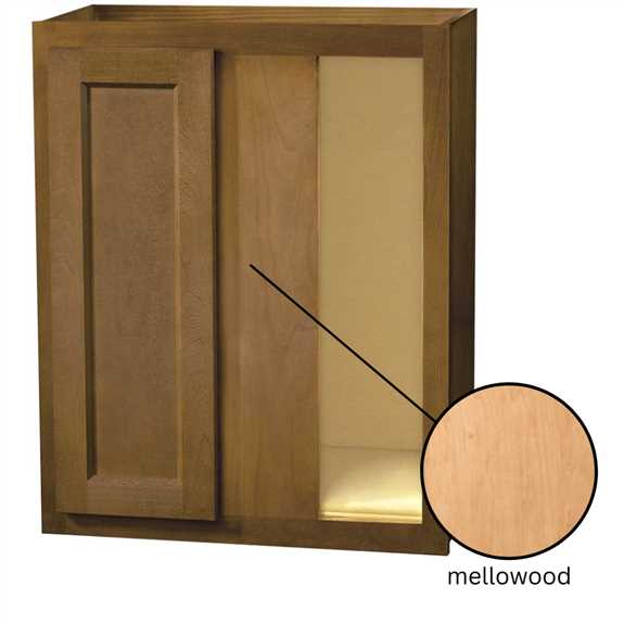 24WC Mellowood Wall Corner Cabinet