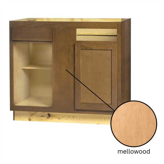 39BC Mellowood Base Corner Cabinet