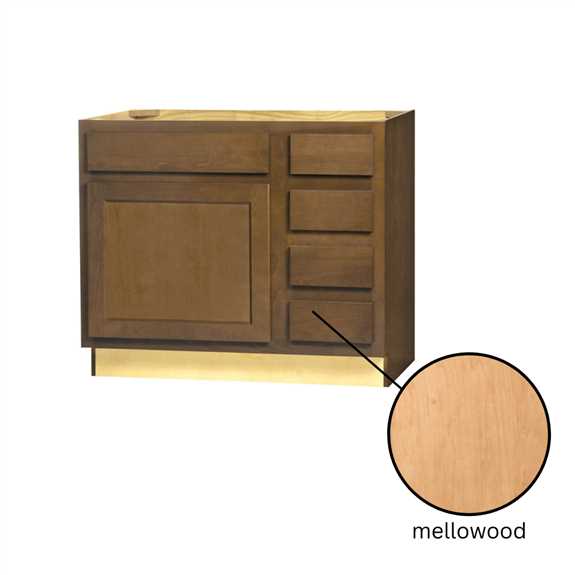 V36SD Mellowood Vanity Cabinet