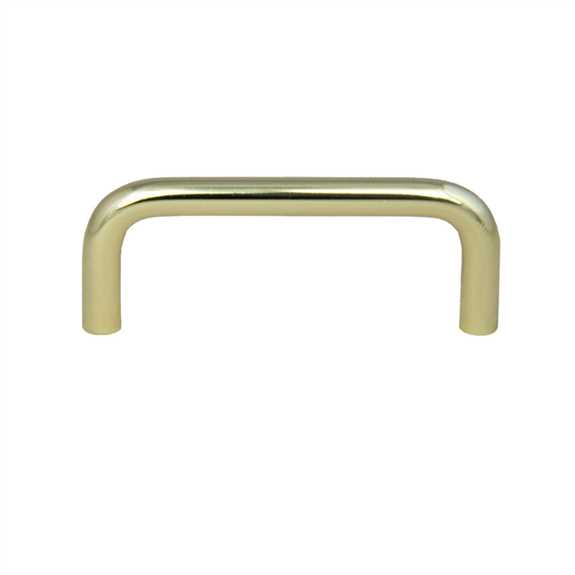 P-353.PB WIRE Pull 3" Polished Brass