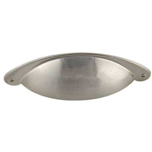 P-8233.SN Hooded Cup Pull 3" Satin Nickel