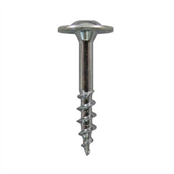 8 x 1" Phillips, Large Round Washer Head, Zinc Plated Screws 1,000/Pack