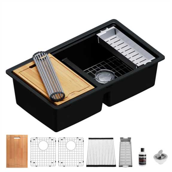 Quartz QUWS-880-BL Black Double Equal