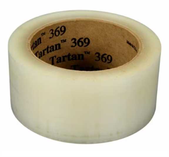 369 Packaging Tape 48 mm x 100 m Clear 36/Box