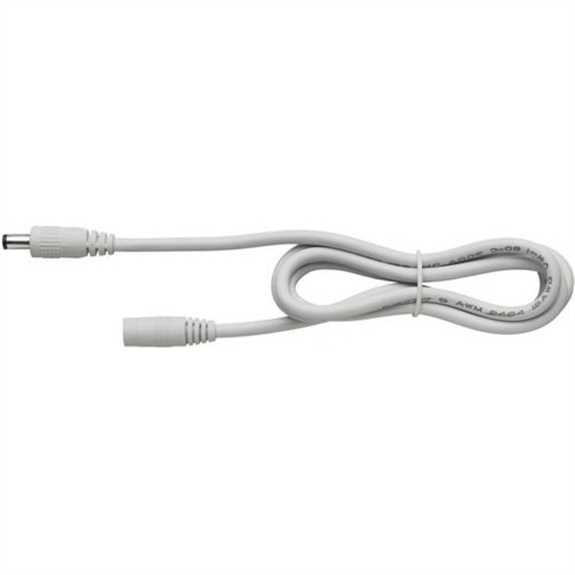 24VDC 2M Male/Female Barrel Extension White