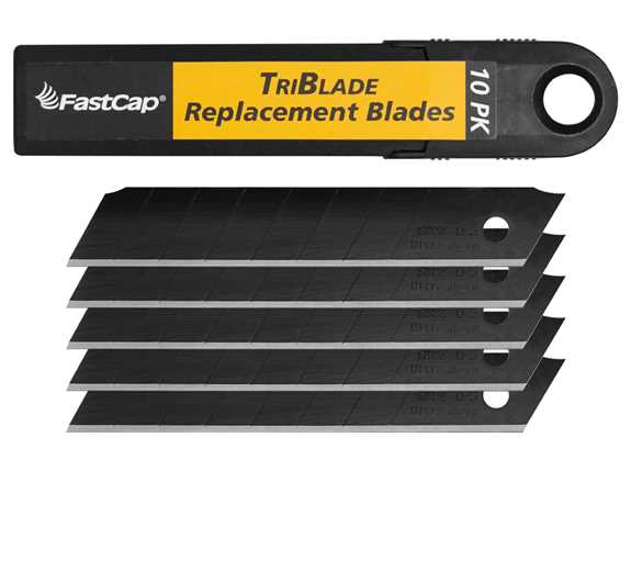 Triblade Replacement Blades (10/Pkg)