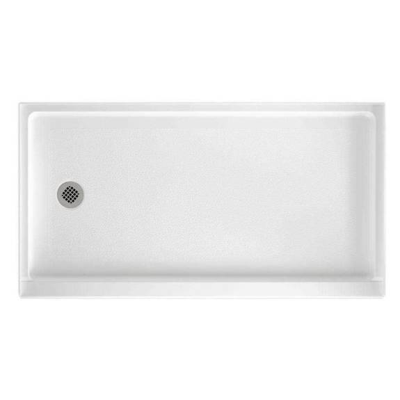 SR-3260-L Swanstone Retrofit Shower Floor - White