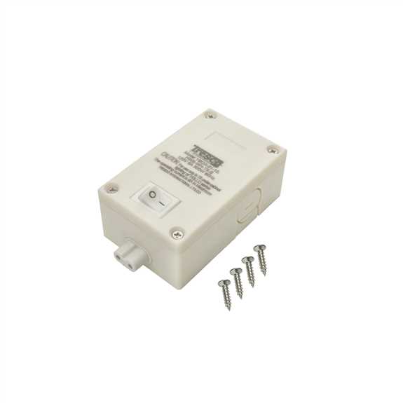 White T5 Hardwire Box with Switch