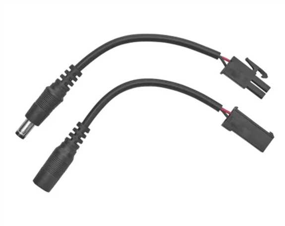 3" 24V DC Adaptor Cords Black