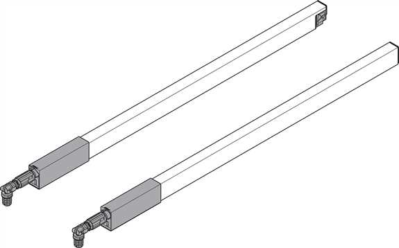 ZRG.537RIICRE Antaro 600mm Stainless Steel Gallery Rail