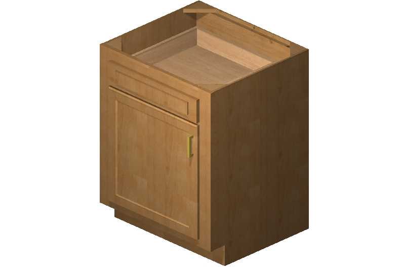 Kitchen Kompact KK CO 27B 27B Chadwood Oak Base McKillican