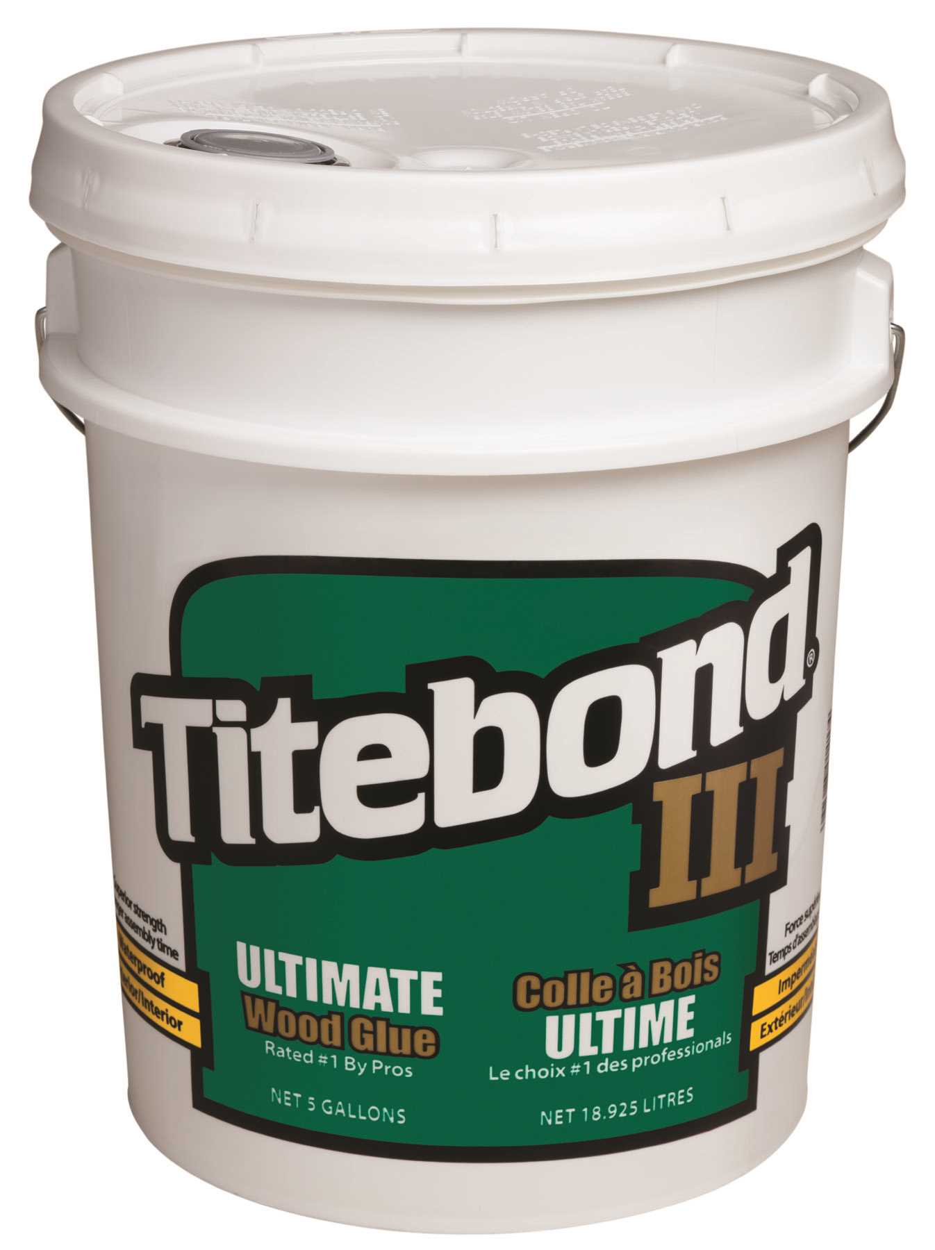 Titebond III Ultimate Wood Glue - 5 Gallon, 1417 (Franklin